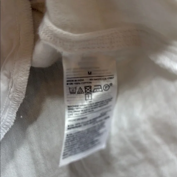 White Ruffled V-Neck Dress Top- Old  Navy - Picture 6 of 6